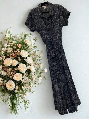 London Times Soft Navy and White Culotte - Never Worn